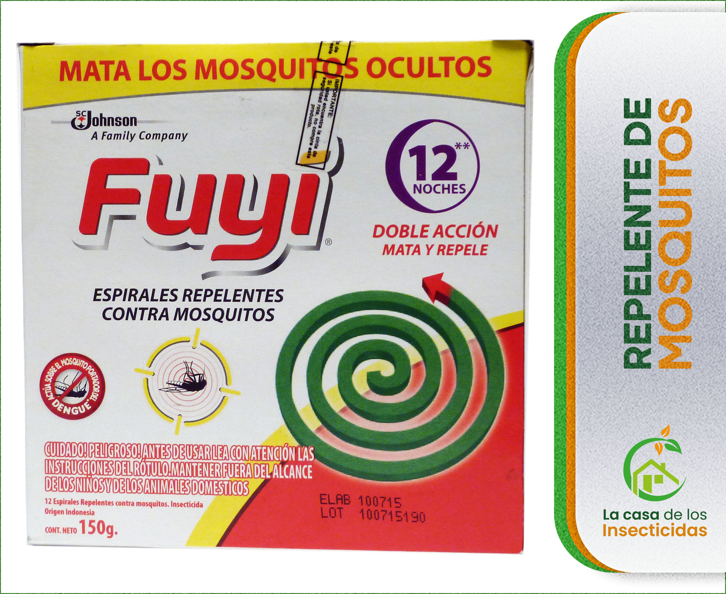 Fuyi Espiral repelente de mosquitos